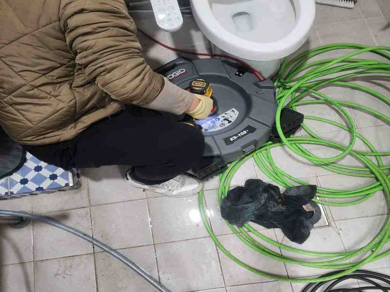 안산 변기막힘 작업사례 1